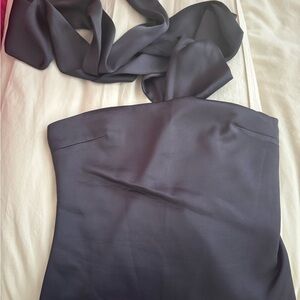 Elegant Purple Strapless top